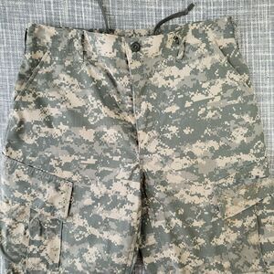 ACU Digital Camo Combat Cargo Pants Ripstop BDU US Army Military Medium Long